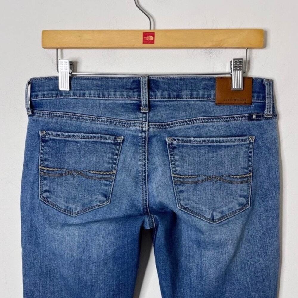 Lucky Brand Charlie Skinny Jeans Womens 4/27 Low Rise Blue Denim Stretch Casual - Picture 5 of 7